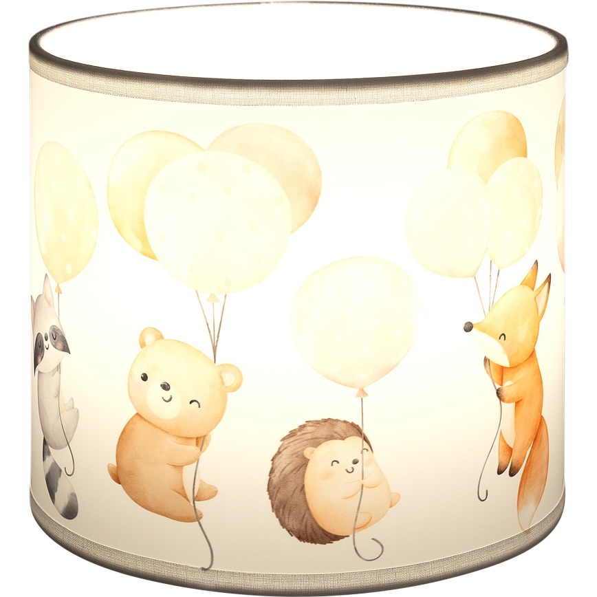 BRILAGI - Универсальный абажур BOBO E27 Ø 15 см белый/с рисунком животных