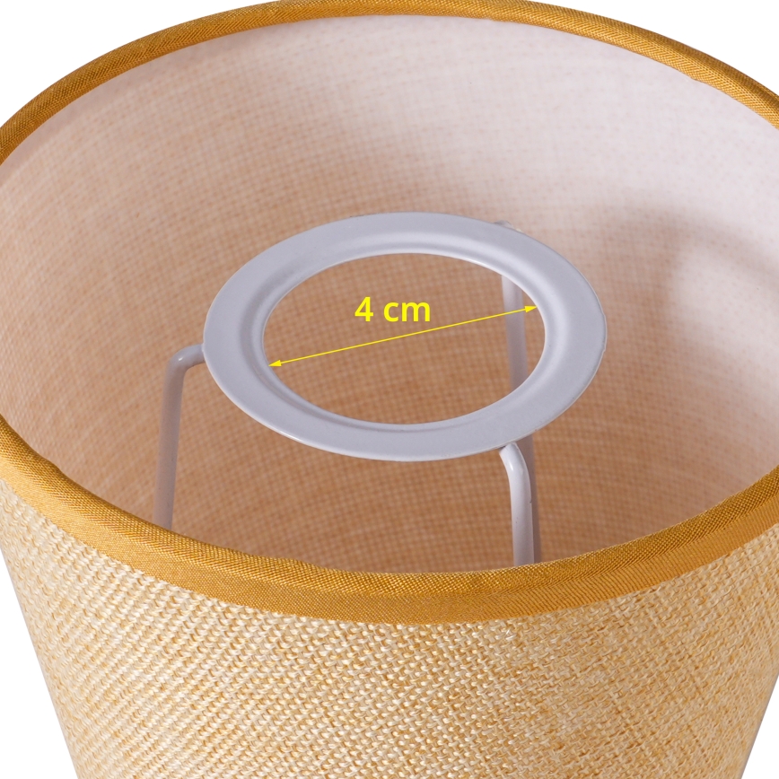 Brilagi - Универсальный абажур NUBILA E27 13x9 см светло-коричневый