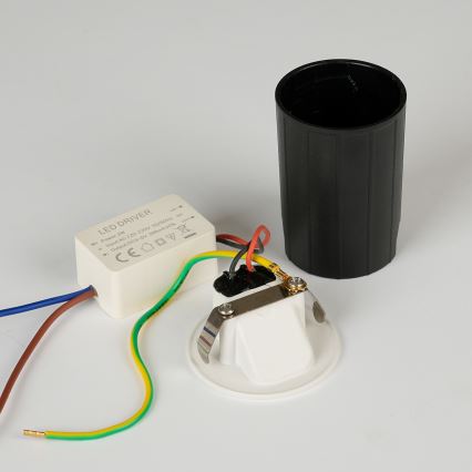 Brilagi - вбудований зовнішній світильник STAIRDOT LED/2W/230V, білий, IP65, круглий