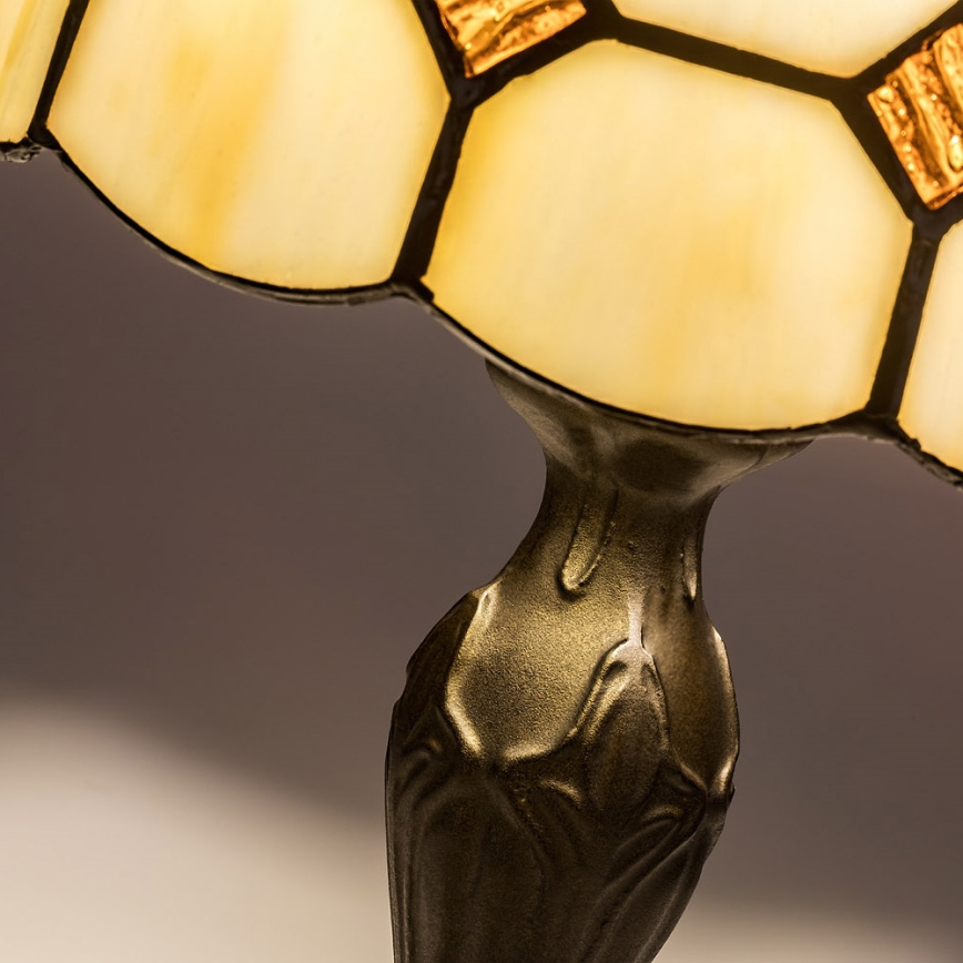 Брілагі - вітражна настільна лампа Тіффані ДОРАН 1xE14/40W/230V