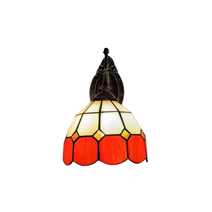Brilagi - вітражна настінна лампа Tiffany SIENNA 1xE14/40W/230V