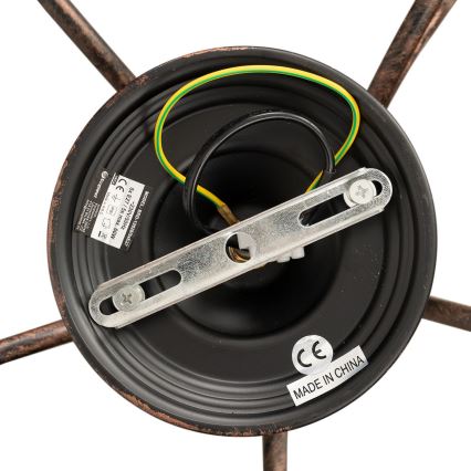 Brilagi - вітражна накладна люстра MIRABELLA у стилі Тіффані 5xE27/60W/230V діаметр 60 см