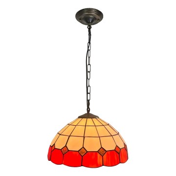 Brilagi - витражная люстра Тиффани на цепи SIENNA 1xE27/60W/230V диам. 40 см