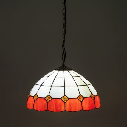 BRILAGI - витражная люстра Тиффани на цепи SIENNA 1xE27/60W/230V диам. 40 см