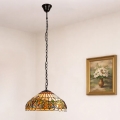 Brilagi - Витражная люстра Tiffany на цепи LUISA 2xE27/60W/230V