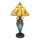 Brilagi - витражная настольная лампа Tiffany FOLIA 1xE27/60W/230V + 1xE14/40W