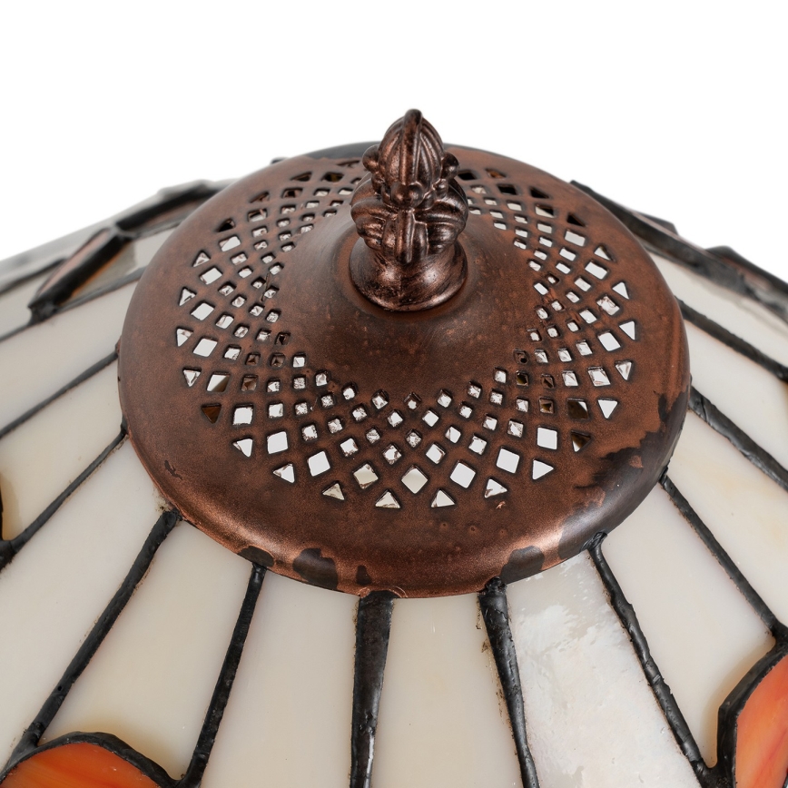 Brilagi - Витражная настольная лампа Tiffany FOLIA 1xE27/60W/230V