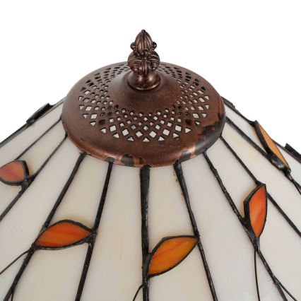 Brilagi - Витражная настольная лампа Tiffany FOLIA 1xE27/60W/230V