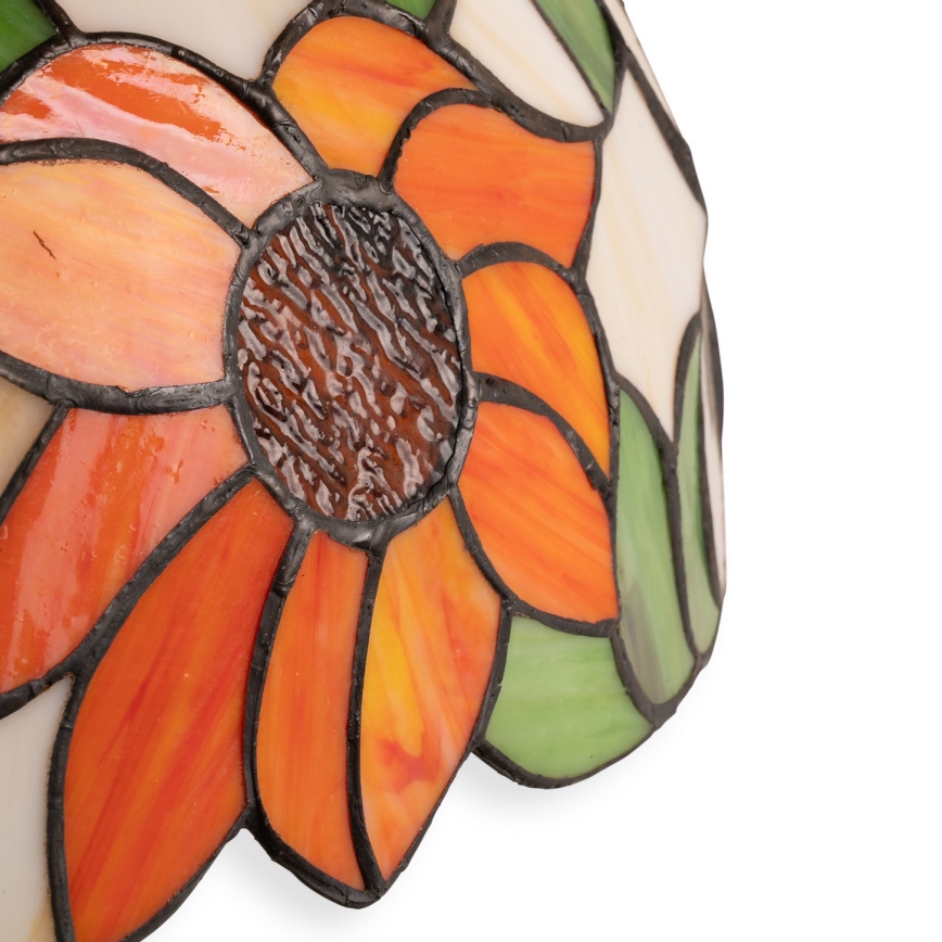 Brilagi - витражная настольная лампа Tiffany SUNFLOWER 1xE27/60W/230V