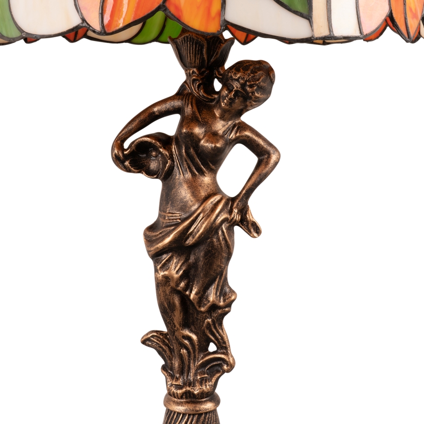 Brilagi - витражная настольная лампа Tiffany SUNFLOWER 1xE27/60W/230V