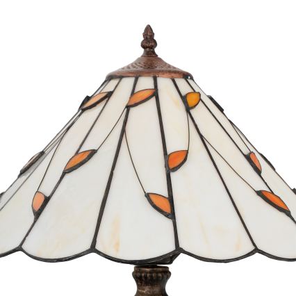 Brilagi - витражная настольная лампа в стиле Тиффани FOLIA 2xE27/60W/230V