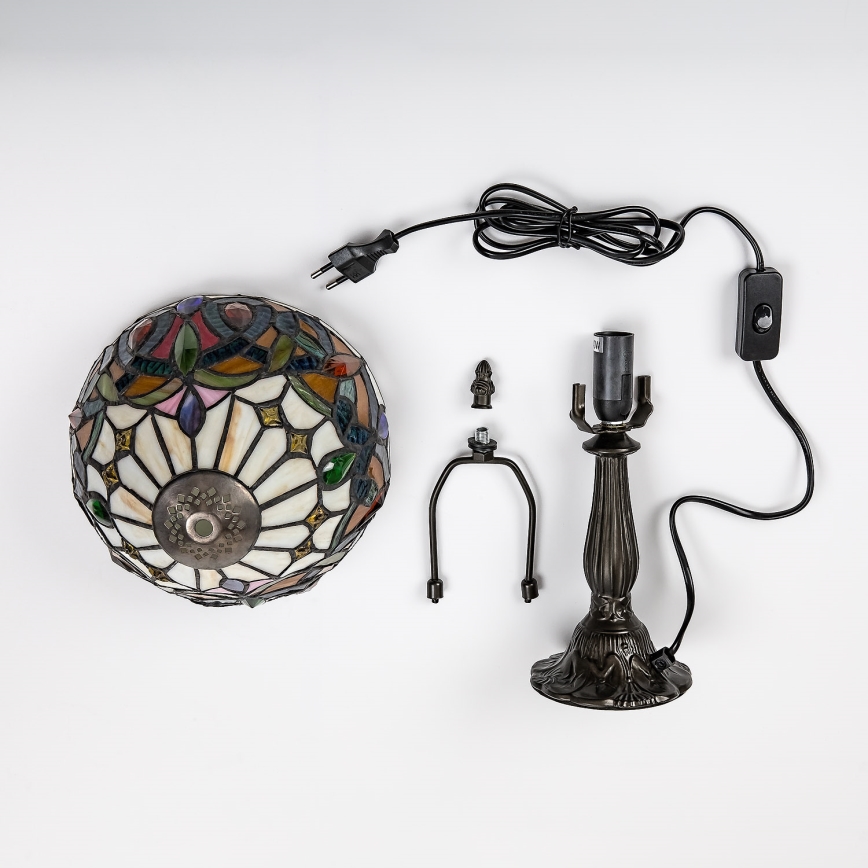 Brilagi - витражная настольная лампа в стиле Тиффани LUISA 1xE14/40W/230V
