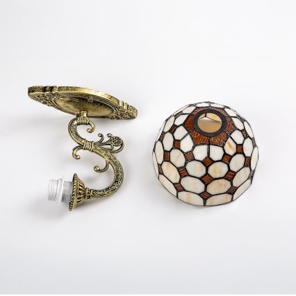 Brilagi - витражный настенный светильник DORAN в стиле Тиффани 1xE27/40W/230V