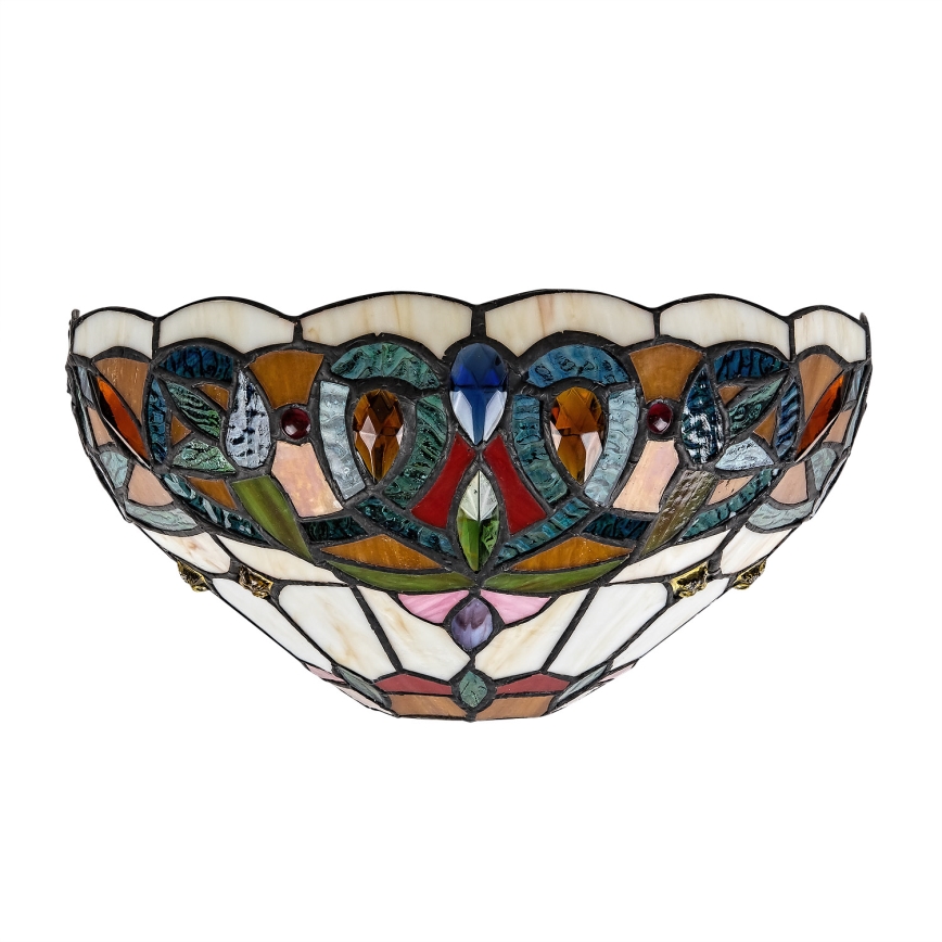Brilagi - витражный настенный светильник LUISA Tiffany 1xE27/40W/230V