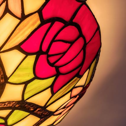 Brilagi - витражный потолочный светильник Tiffany GARLAN 2xE27/60W/230V