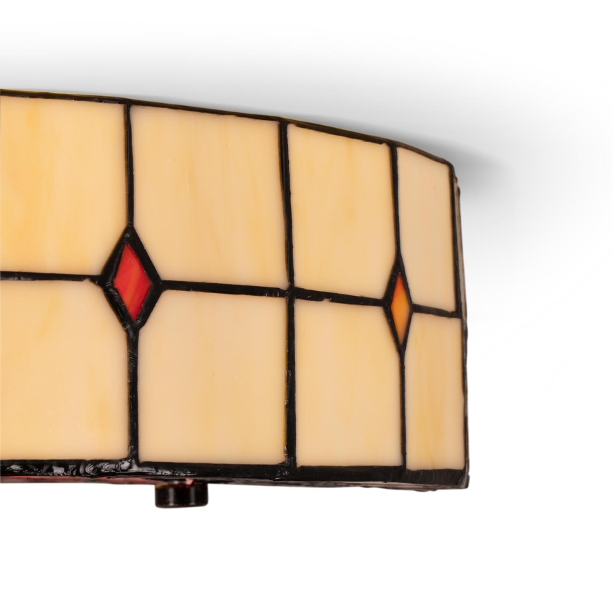 Brilagi - витражный потолочный светильник в стиле Tiffany SUNFLOWER 3xE27/60W/230V Ø 40 см