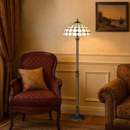 Brilagi - Витражный торшер Tiffany DORAN 2xE27/60W/230V