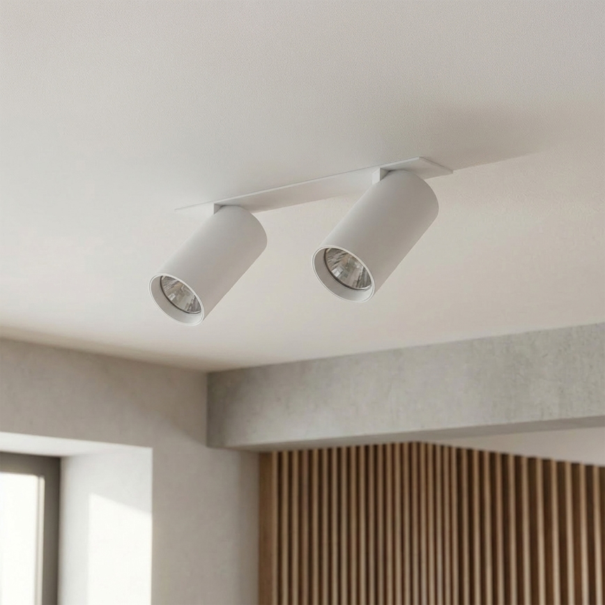 Brilagi - Встраиваемый потолочный светильник SELE 2xGU10/30W/230V белый