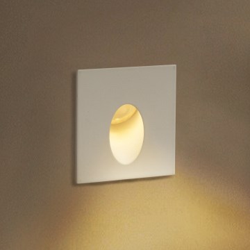 Brilagi - Встраиваемый уличный светильник STAIRDOT LED/2W/230V белый IP65 квадратный