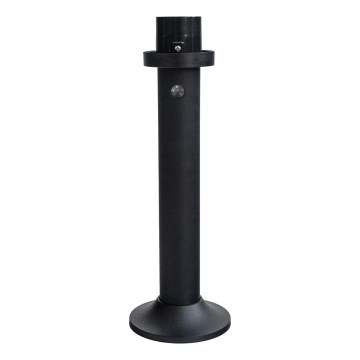 BRILAGI - Вулична опора для лампи з датчиком руху та датчиком сутінок HARBOR 1xE27/40W/230V 50 cm IP33 чорна