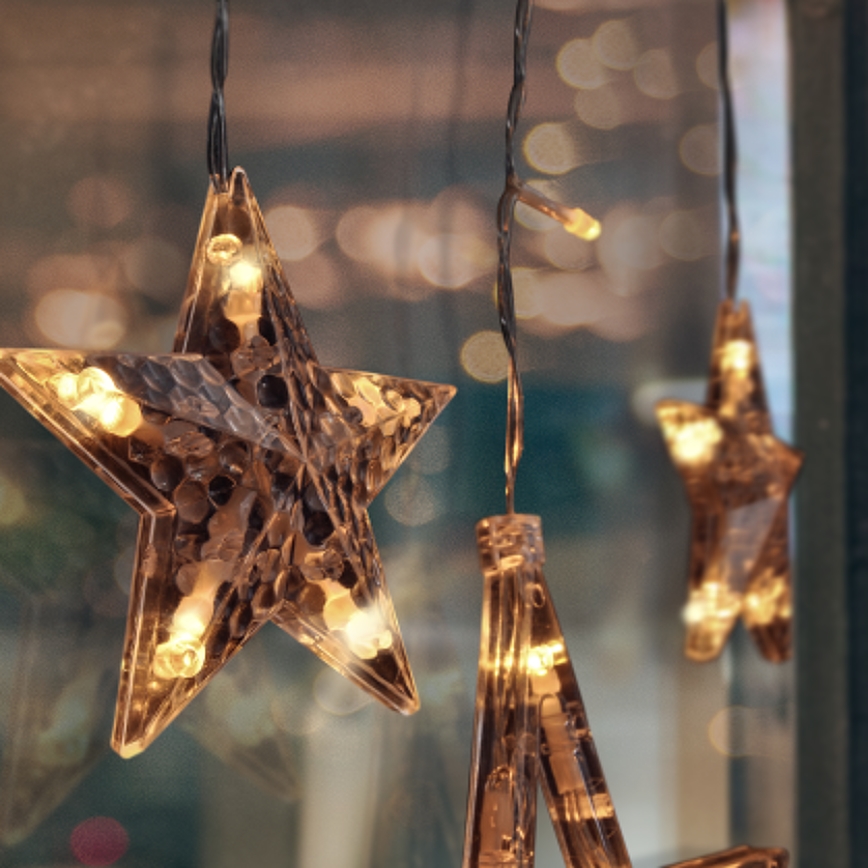 Brilagi - Вулична різдвяна LED гірлянда-штора 123xLED/3xAA/USB 3м IP44 теплий білий