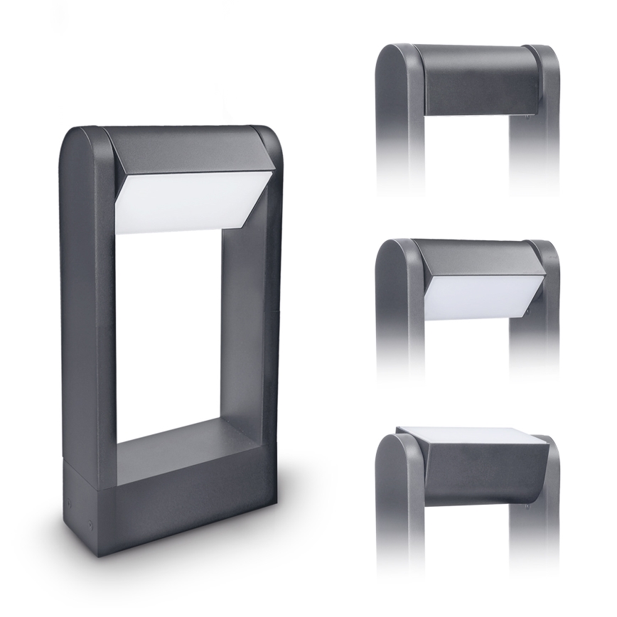 Brilagi - Вулична світлодіодна лампа CROTONE LED/7W/230V антрацит IP54 30 см