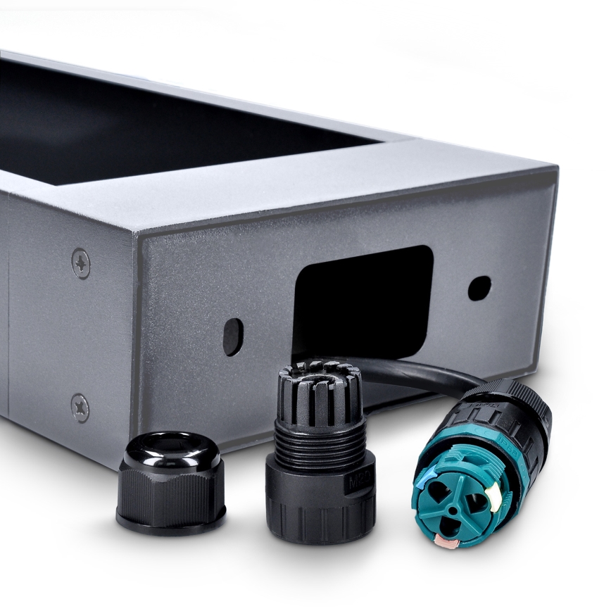 Brilagi - Вулична світлодіодна лампа CROTONE LED/7W/230V антрацит IP54 30 см