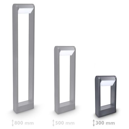 Brilagi - Вулична світлодіодна лампа CROTONE LED/7W/230V антрацит IP54 30 см