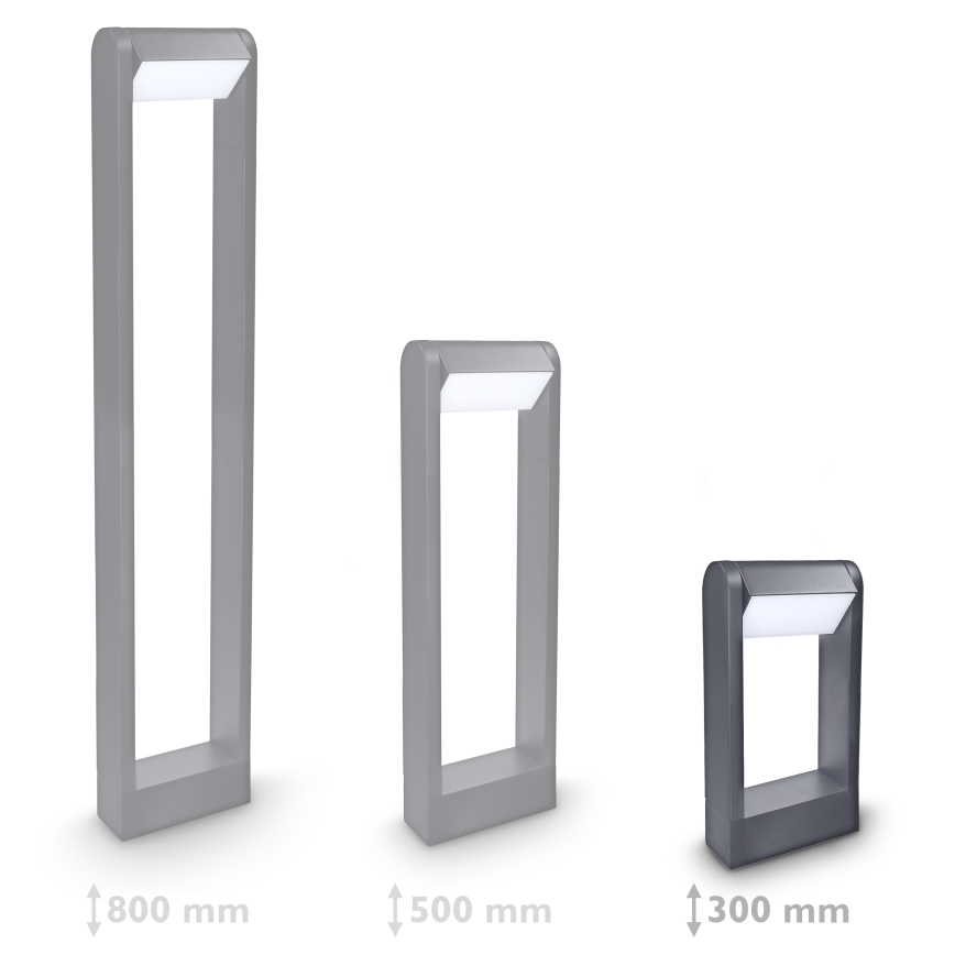 Brilagi - Вулична світлодіодна лампа CROTONE LED/7W/230V антрацит IP54 30 см