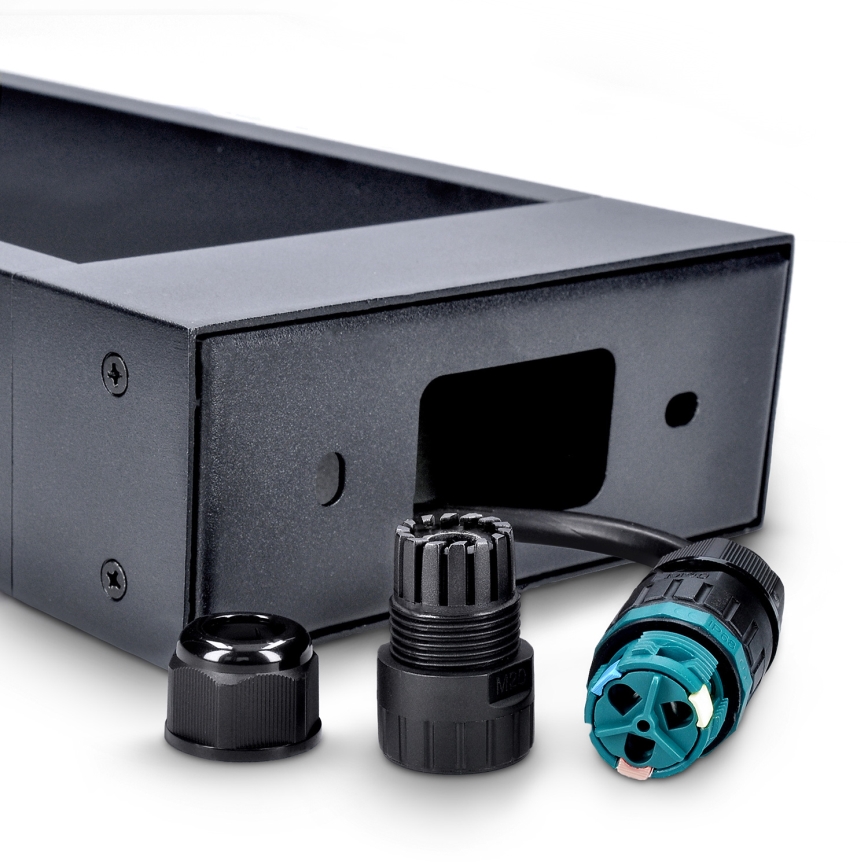 Brilagi - Вулична світлодіодна лампа RAGUSA LED/7W/230V 3000/4000/6000K антрацит IP54 30 см