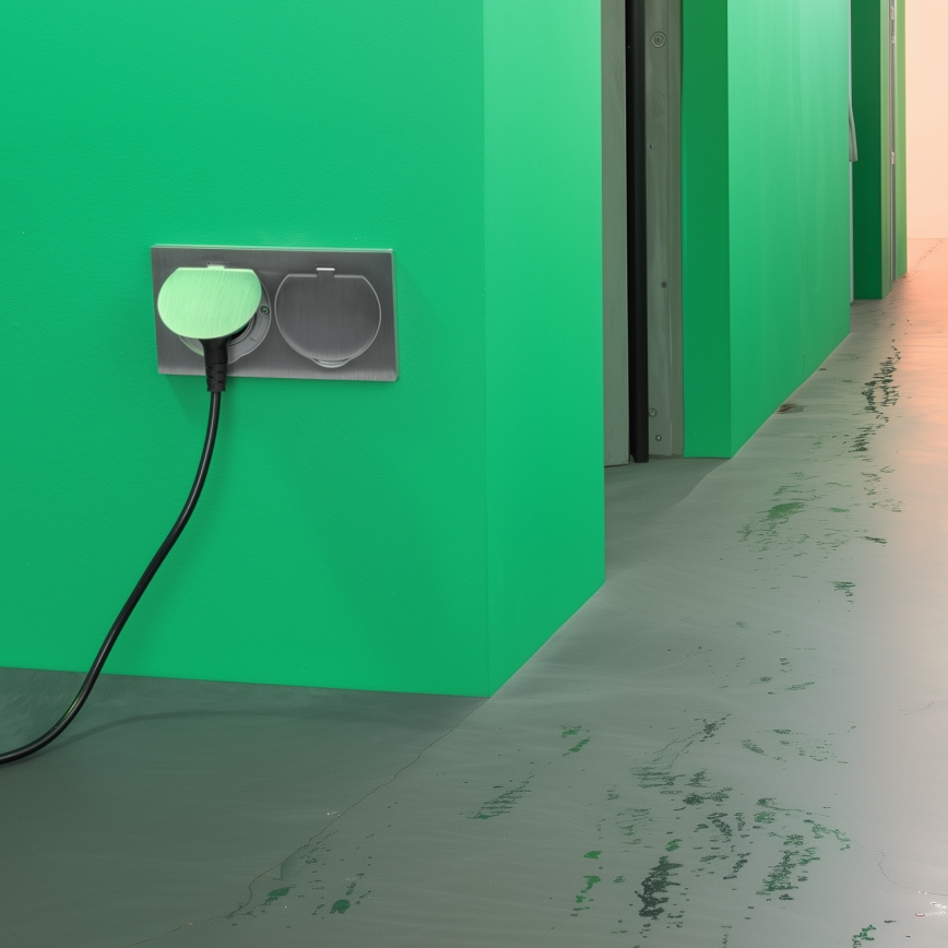 Brilagi - Вулична вбудована підлогова подвійна розетка IP55 срібний прямокутний