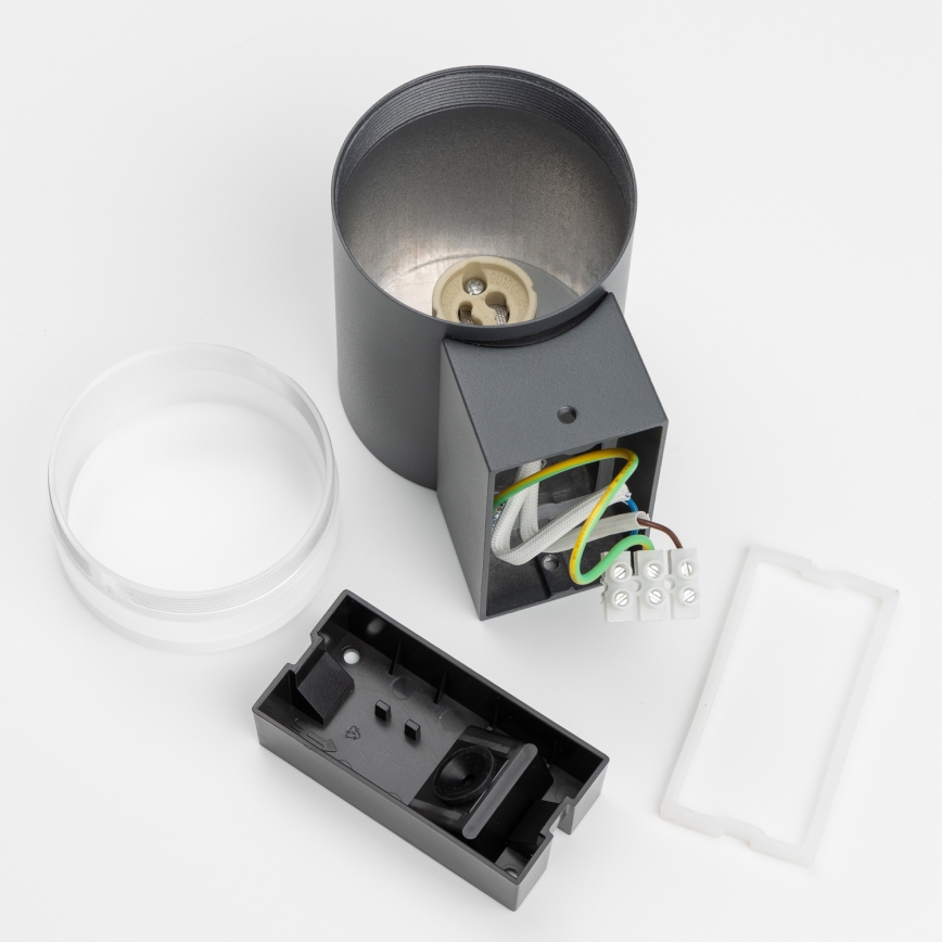 Brilagi - Вуличний настінний світильник MATERA 1xGU10/30W/230V антрацит IP54