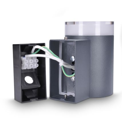 Brilagi - Вуличний настінний світильник MATERA 1xGU10/30W/230V антрацит IP54