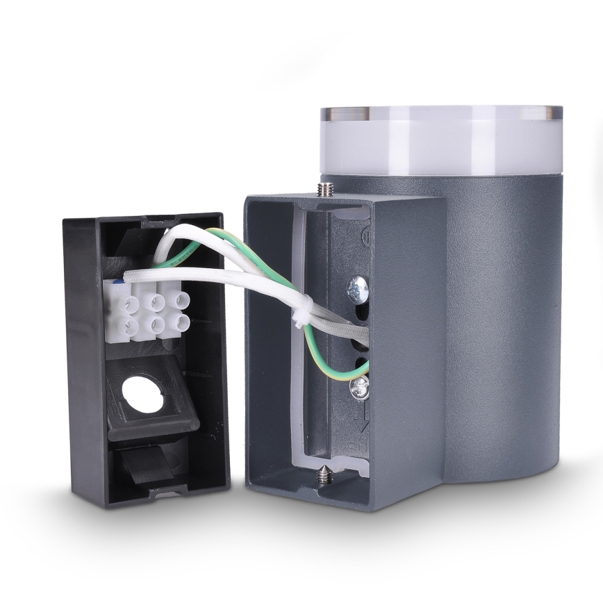 Brilagi - Вуличний настінний світильник MATERA 1xGU10/30W/230V антрацит IP54