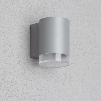 Brilagi - Вуличний настінний світильник MATERA 1xGU10/30W/230V сірий IP54