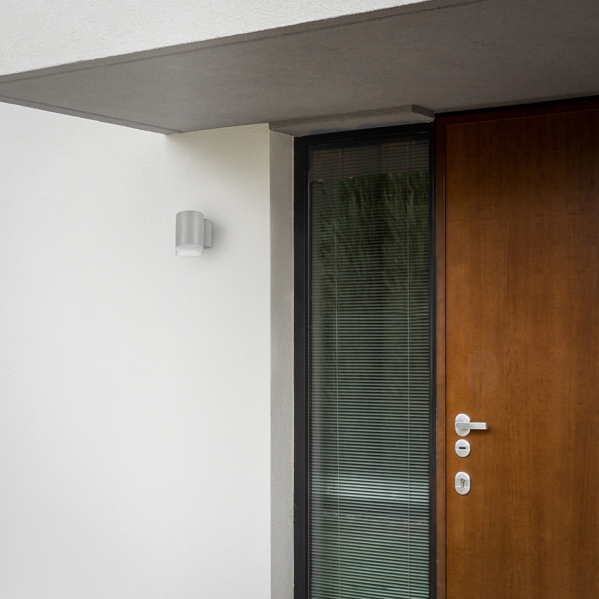 Brilagi - Вуличний настінний світильник MATERA 1xGU10/30W/230V сірий IP54