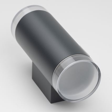 Brilagi - Вуличний настінний світильник MATERA 2xGU10/30W/230V антрацит IP54