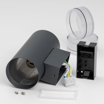 Brilagi - Вуличний настінний світильник MATERA 2xGU10/30W/230V антрацит IP54