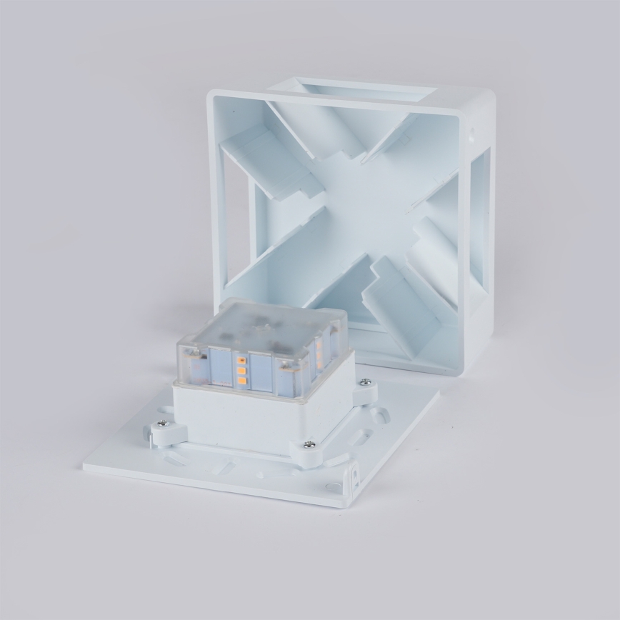 Brilagi - вуличний настінний світильник QUADRAY LED/6W/230V білий IP54