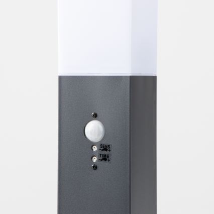 Brilagi - Вуличний світильник з датчиком NOVA 1xE27/15W/230V 40 см IP44 антрацит
