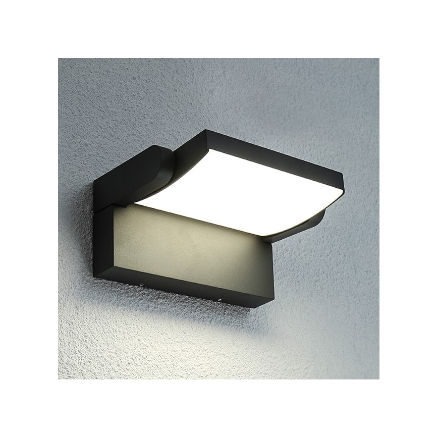 Brilagi - Вуличний світлодіодний настінний світильник ANKLE LED/18W/230V 3000K IP65 антрацит