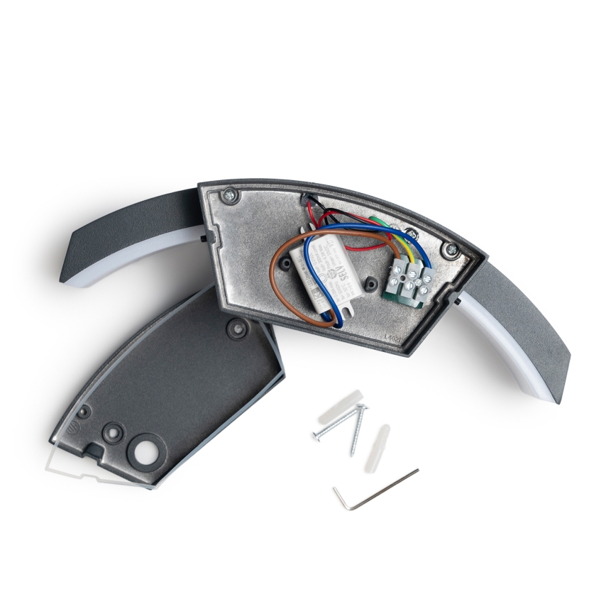 Brilagi - Вуличний світлодіодний настінний світильник ARCELO LED/8W/230V IP54