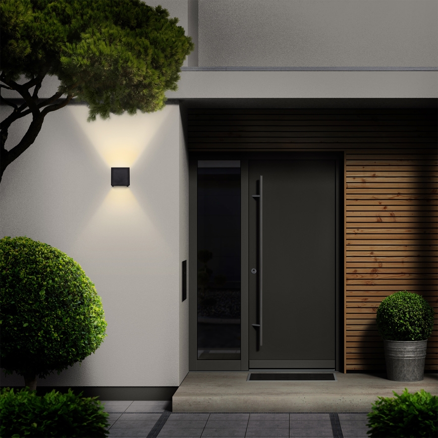 Brilagi - Вуличний світлодіодний настінний світильник CUBE LED/6W/230V IP54