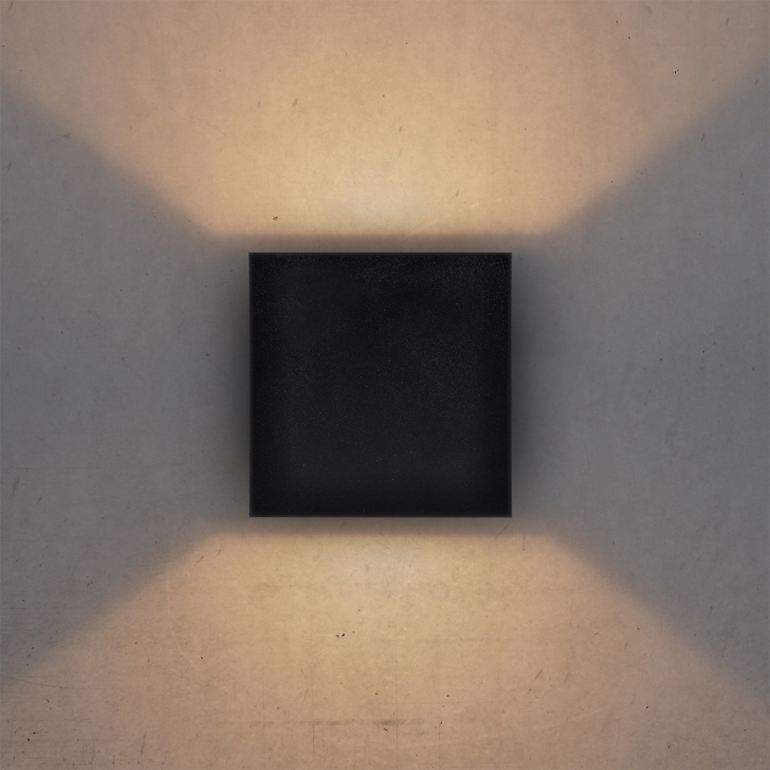 Brilagi - Вуличний світлодіодний настінний світильник CUBE LED/6W/230V IP54