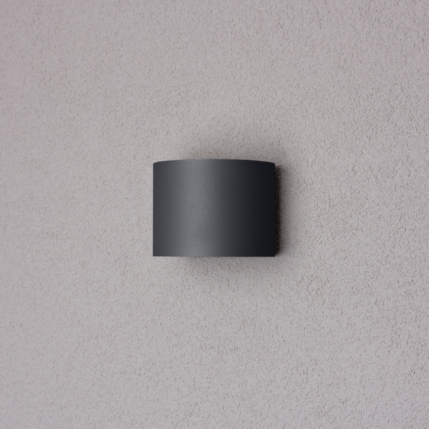 Brilagi - Вуличний світлодіодний настінний світильник RONDO LED/6W/230V антрацит IP54