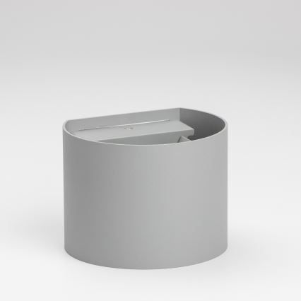 Brilagi - Вуличний світлодіодний настінний світильник RONDO LED/6W/230V сірий IP54