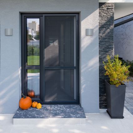 Brilagi - Вуличний світлодіодний настінний світильник RONDO LED/6W/230V сірий IP54