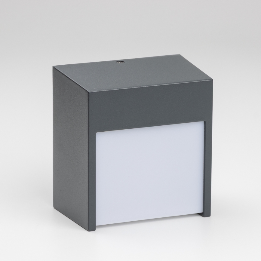 Brilagi - Вуличний світлодіодний настінний світильник TERNI LED/12W/230V антрацит IP44