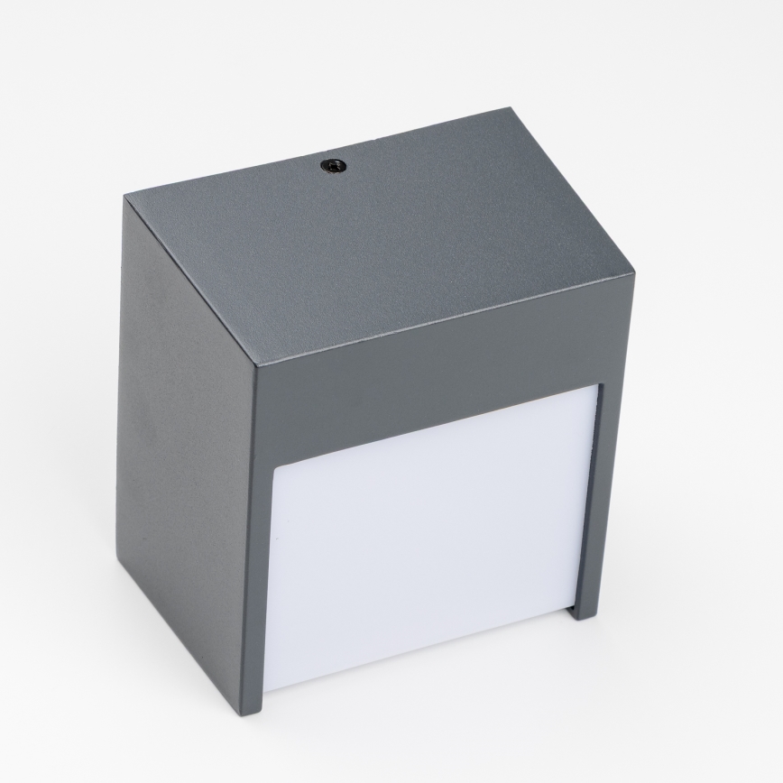 Brilagi - Вуличний світлодіодний настінний світильник TERNI LED/12W/230V антрацит IP44