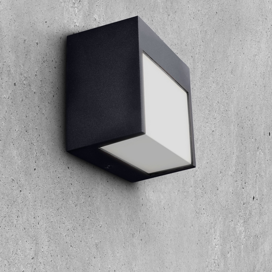 Brilagi - Вуличний світлодіодний настінний світильник TERNI LED/12W/230V чорний IP44